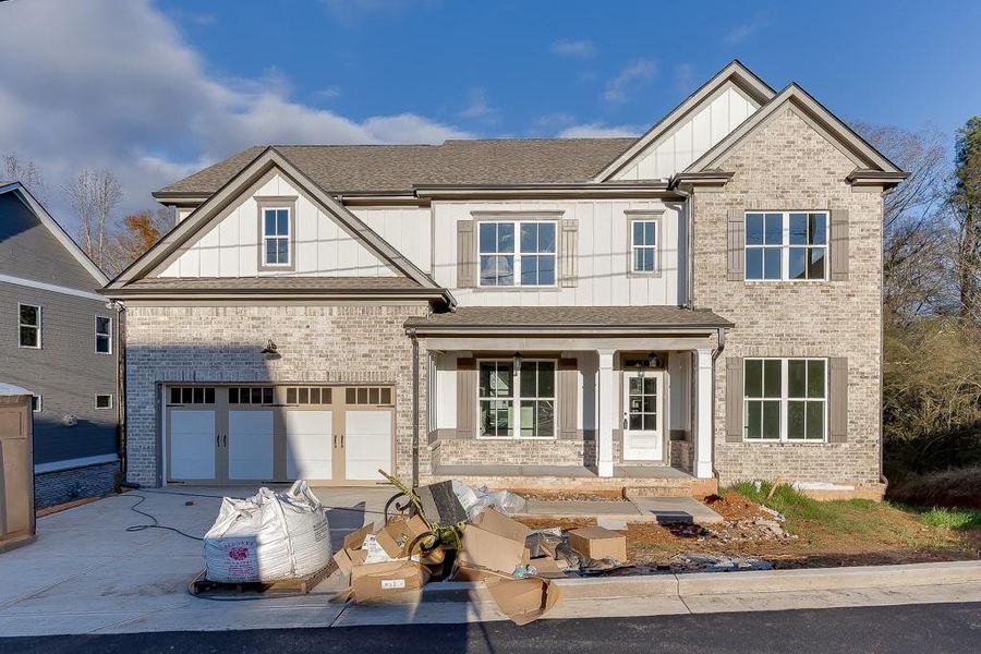 In-progress construction of a new home in , Buford, GA (Image 11).