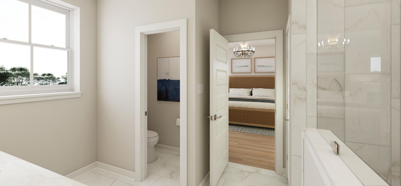 Furnished interior view inside a new home in , Charleston (Image 7).