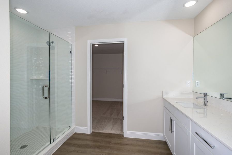 Furnished interior view inside a new home in Pasadena Landing, Wesley Chapel (Image 9).