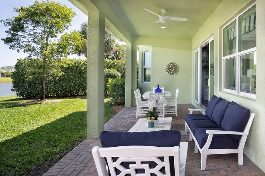 Representative exterior details of a home built from the Schefflera by Minto Communities in Westlake, Loxahatchee (Image 3).