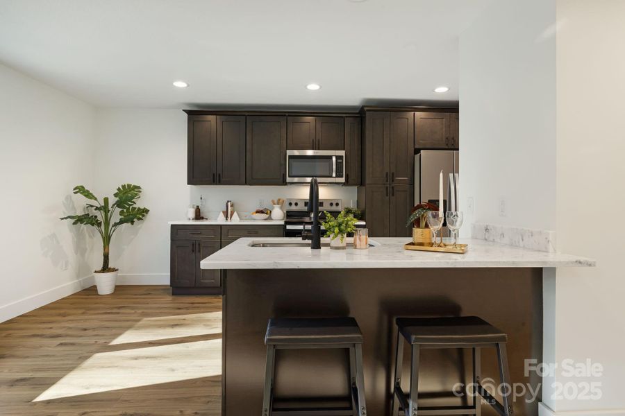 Furnished interior view inside a new home in , Canton (Image 13).