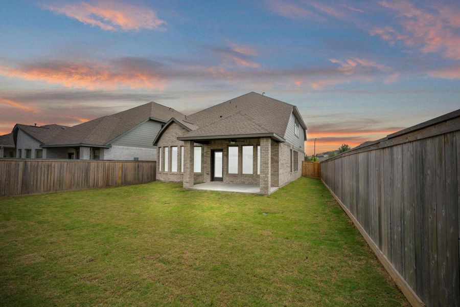 Exterior details and patio area of a home in Bridgeland, Cypress (Image 3).