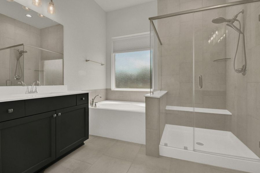 Furnished interior view inside a new home in , Katy (Image 14).