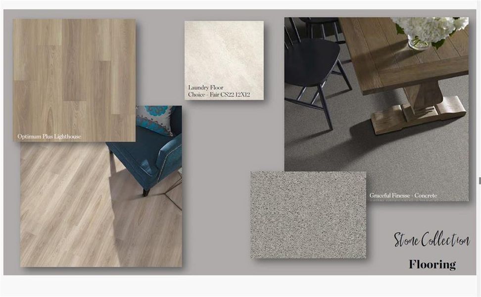 Sample of building materials used in homes in Brookside Reserve, Alpharetta (Image 33).