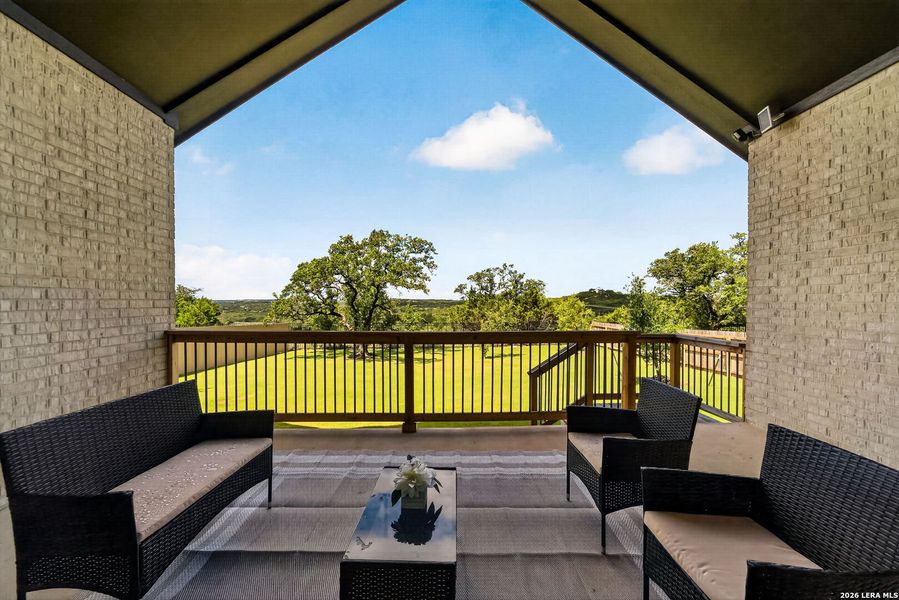 Exterior details and patio area of a home in , Bulverde (Image 4).