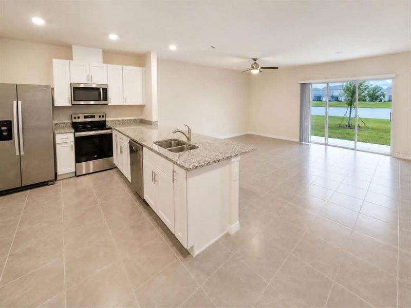 Furnished interior view inside a new home in Rivers Edge, Edgewater (Image 5).