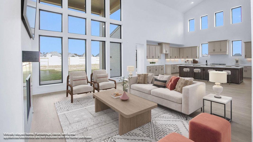 Furnished interior view inside a new home in Briarley, Montgomery (Image 12).