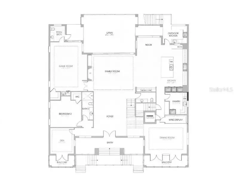 2D floor plan layout of this home in , Tampa, FL (Image 2). 2D floor plan layout of this home in , Tampa, FL (Image 2).