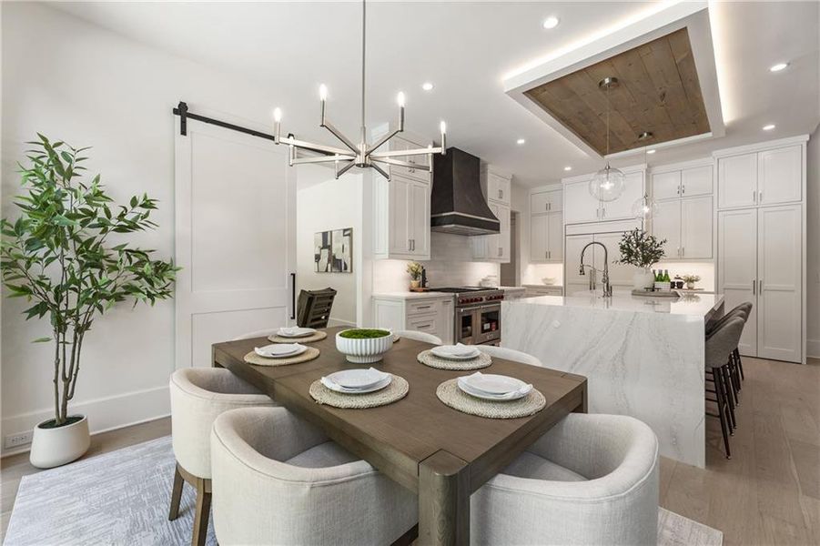 Furnished interior view inside a new home in , Atlanta (Image 70). Furnished interior view inside a new home in , Atlanta (Image 70).