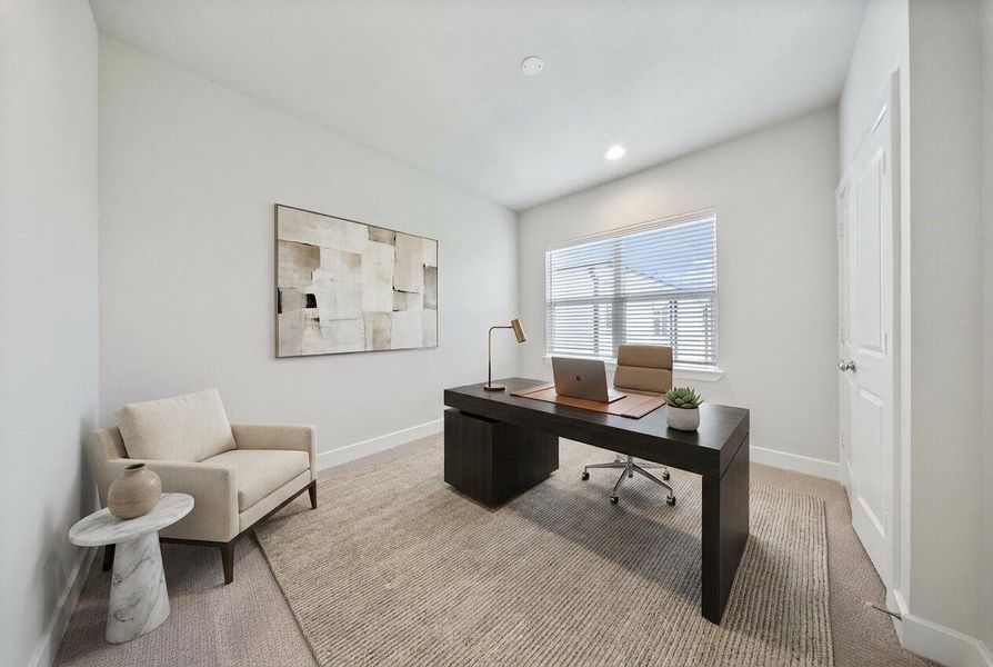 Office/2nd Bedroom [Virtually Staged]