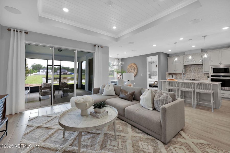 Furnished interior view inside a new home in Murray Farms, Middleburg (Image 9).