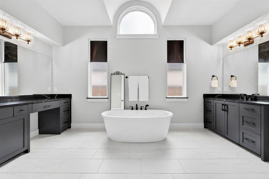 Furnished interior view inside a new home in Light Farms Graham/Reagan, Celina (Image 19).