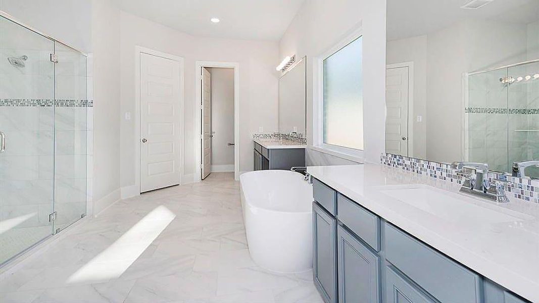 Furnished interior view inside a new home in Lakeside at Tessera, Lago Vista (Image 8).