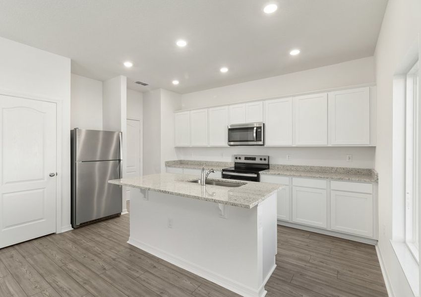Chef-ready kitchen with stainless steel appliances