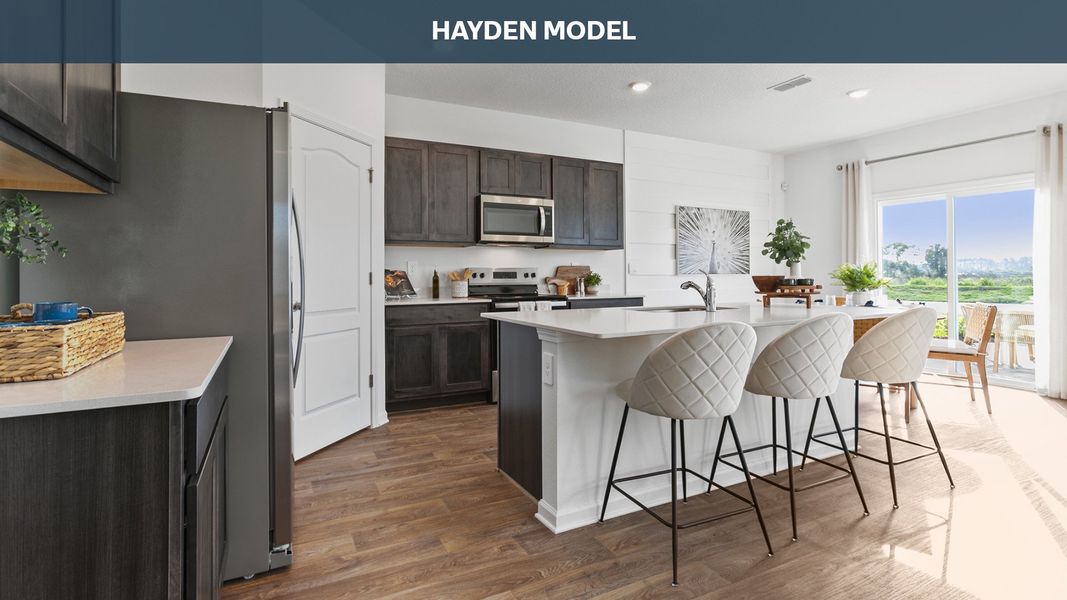 Representative furnished interior of a home built from the HAYDEN by D.R. Horton in Entrada, St. Augustine (Image 4).