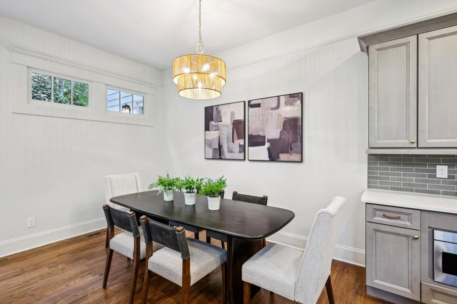 Furnished interior view inside a new home in , Atlanta (Image 14).