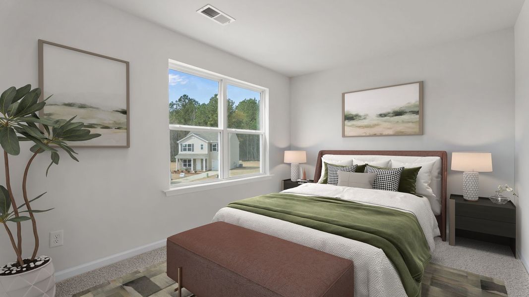 Furnished interior view inside a new home in Jetstream Park, Wilson (Image 9).