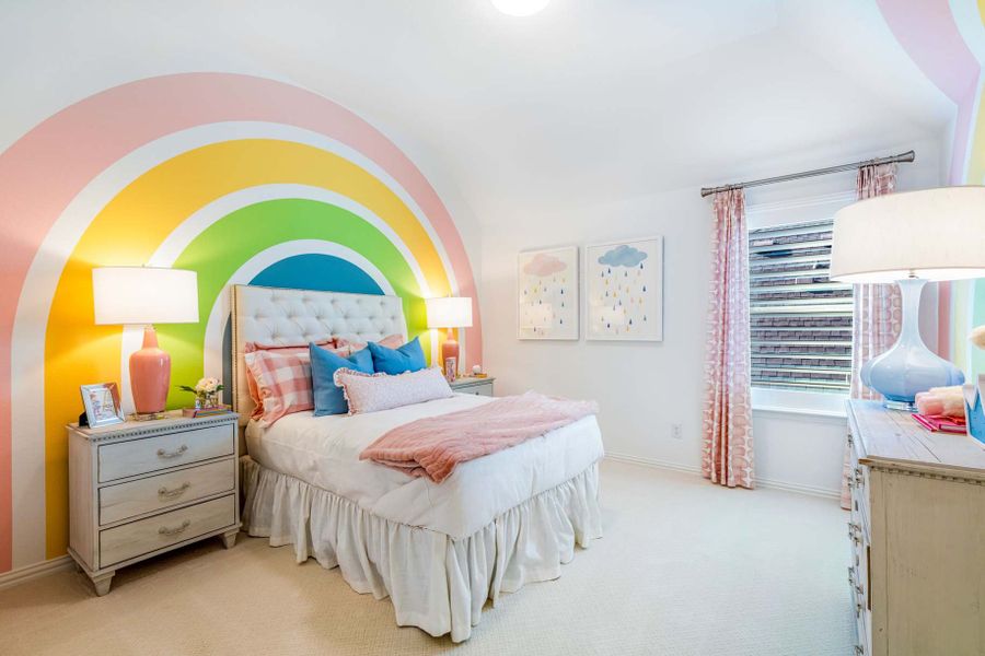 Representative Secondary Bedroom - some options shown