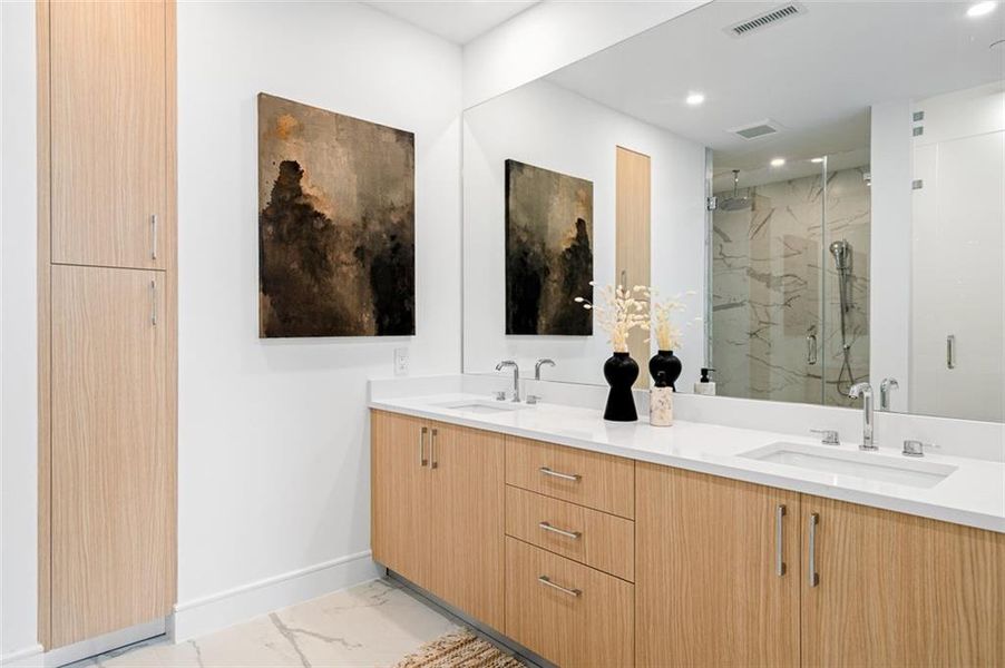 Furnished interior view inside a new home in The Dillon Buckhead, Atlanta (Image 5).