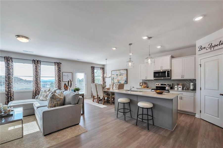 Furnished interior view inside a new home in , Calhoun (Image 4).