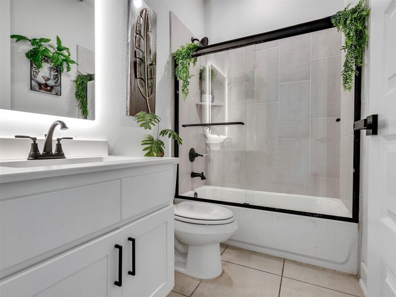 Furnished interior view inside a new home in The Trails, New Caney (Image 18).