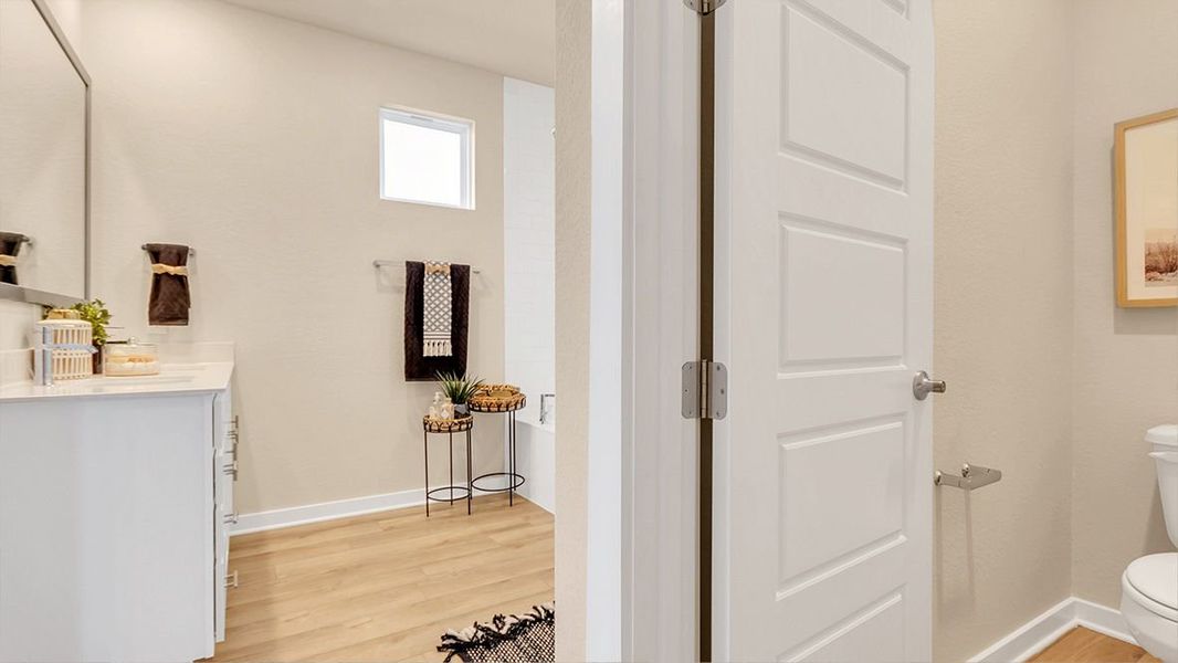 Furnished interior view inside a new home in The Preserve at Forum, Grand Prairie (Image 20).