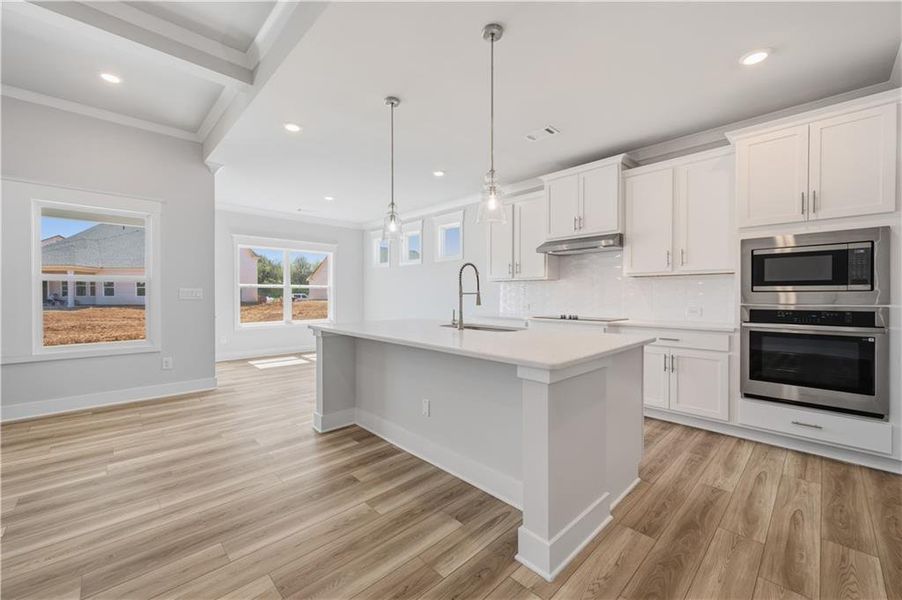 Furnished interior view inside a new home in Garland Meadows, Cartersville (Image 18).