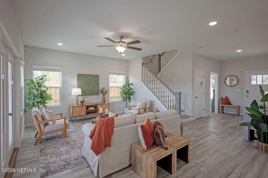Furnished interior view inside a new home in , Jacksonville (Image 7).