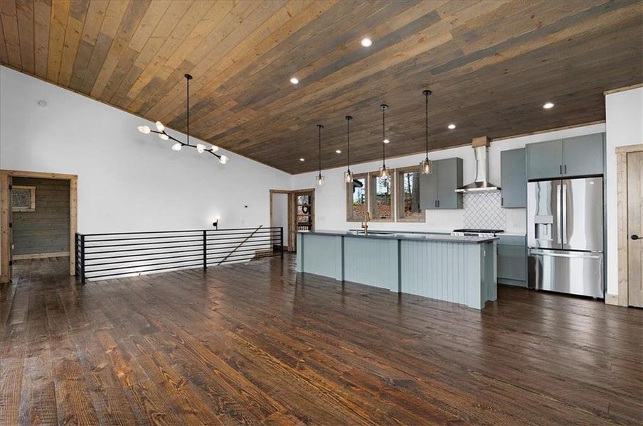 Furnished interior view inside a new home in , Ellijay (Image 7).