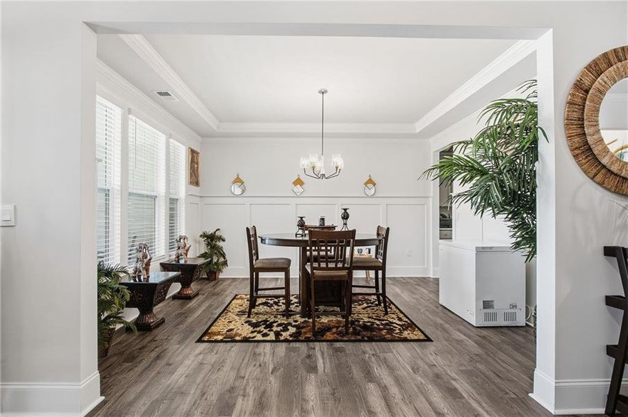 Furnished interior view inside a new home in , Newnan (Image 42).