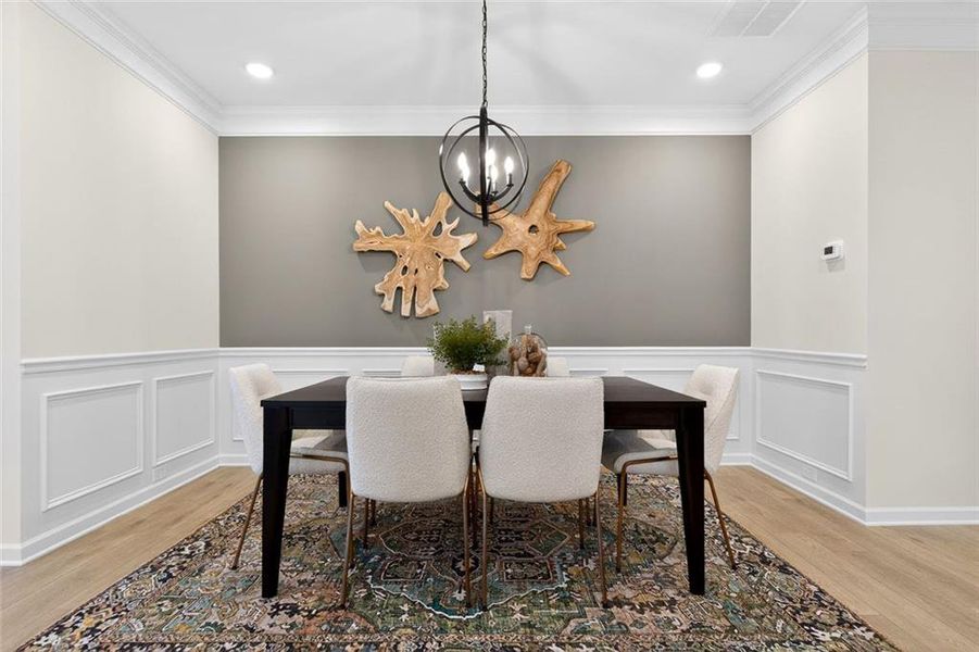 Furnished interior view inside a new home in Southbend, Rome (Image 12).