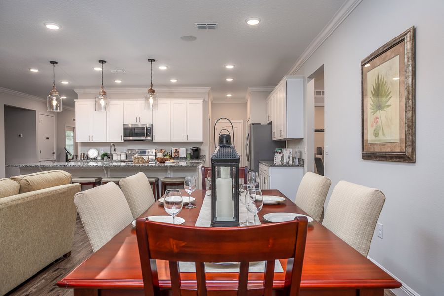 Furnished interior view inside a new home in Vero Lake Estates, Vero Beach (Image 9).