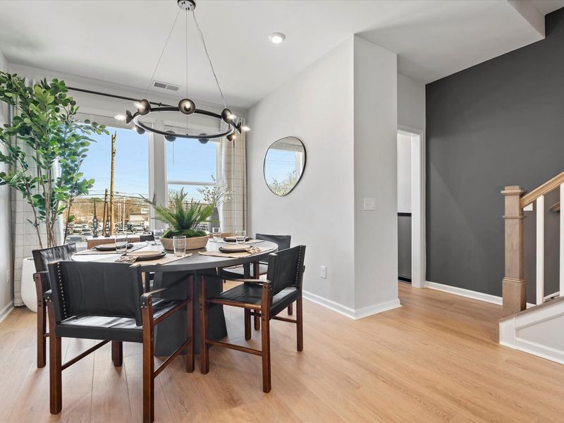 Representative furnished interior of a home built from the Merrill by Tri Pointe Homes in Southmont, Charlotte (Image 20). Representative furnished interior of a home built from the Merrill by Tri Pointe Homes in Southmont, Charlotte (Image 20).