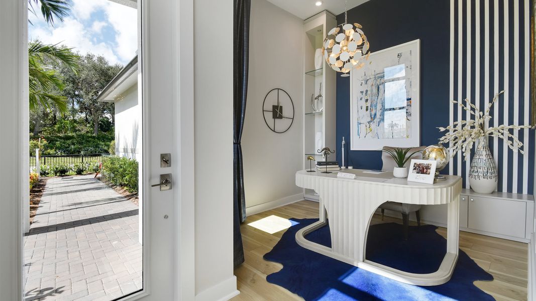 Furnished interior view inside a new home in Rivella, Port St. Lucie (Image 13).