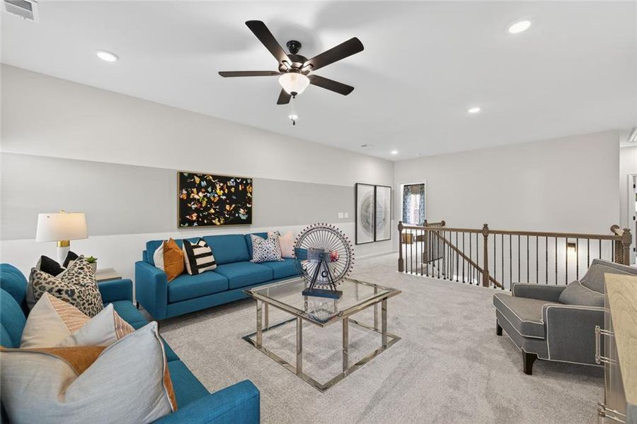 Furnished interior view inside a new home in Allen Manor, Hoschton (Image 41).