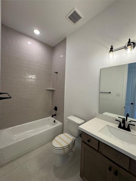 Furnished interior view inside a new home in Legacy Prairie at Katy Court 60', Katy (Image 4).