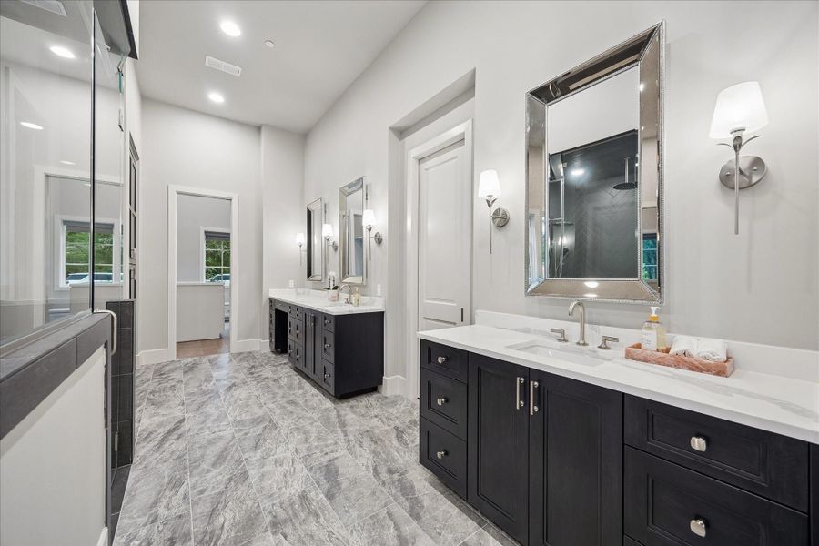 Furnished interior view inside a new home in , Houston (Image 30).