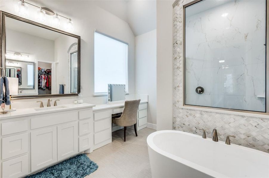 Furnished interior view inside a new home in Sandbrock Ranch, Aubrey (Image 6).