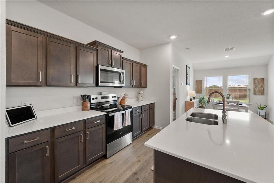 Furnished interior view inside a new home in Corsicana Commons, Corsicana (Image 10).