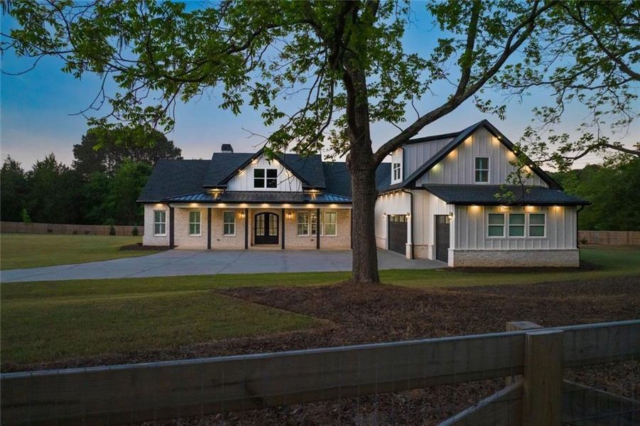 Front exterior of a new home in , Bethlehem, GA, highlighting curb appeal (Image 28).