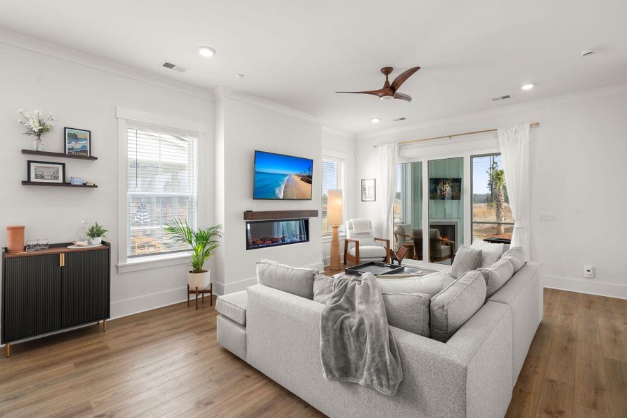 Furnished interior view inside a new home in , Summerville (Image 8).