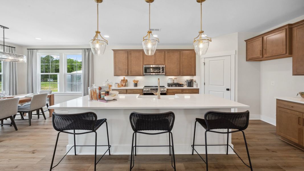 Representative furnished interior of a home built from the St. Helena by DRB Homes in Creekside at Andrews, Summerville (Image 7).