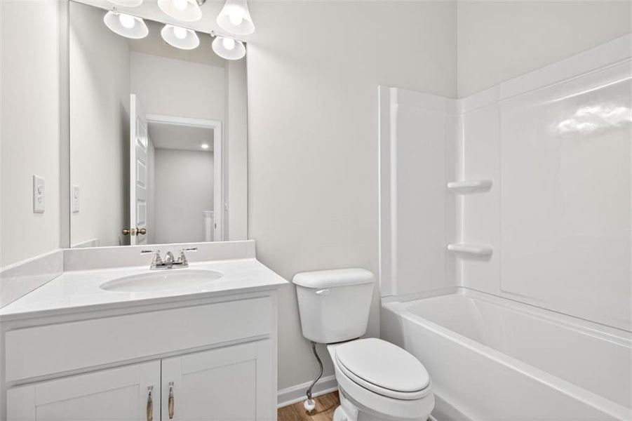 Furnished interior view inside a new home in Franklin Manor, Lawrenceville (Image 15). Furnished interior view inside a new home in Franklin Manor, Lawrenceville (Image 15).