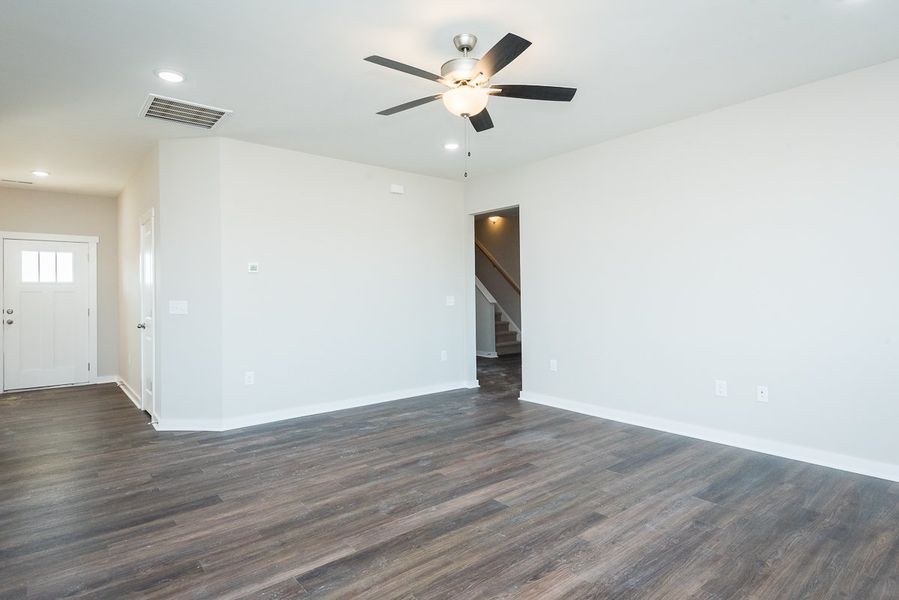 Representative unfurnished interior of a home built from the Polk by Foundation Home Builders LLC in Sandi Estates, Stantonsburg (Image 28).