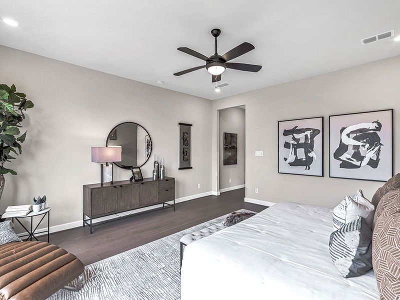 Furnished interior view inside a new home in Avalon at Cypress, Cypress (Image 30).