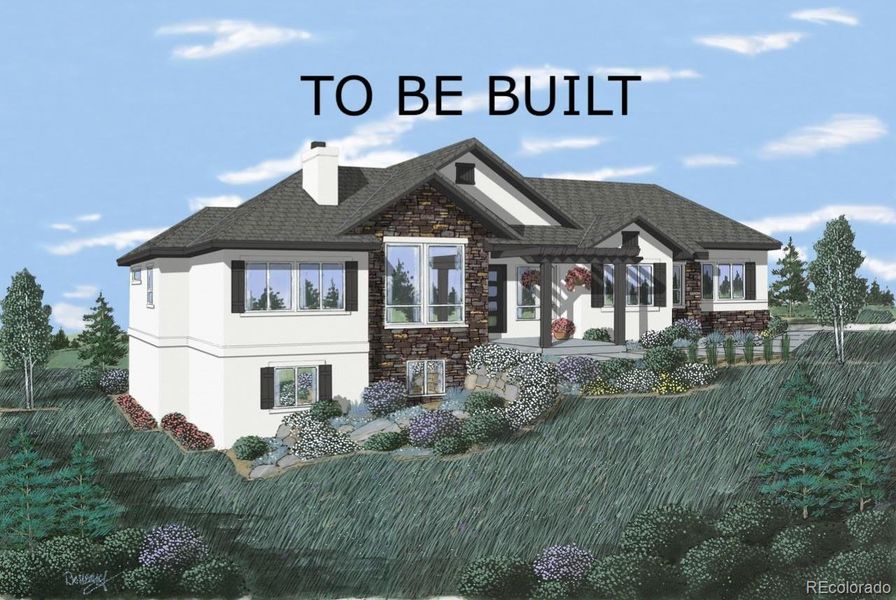 Front exterior of a new home in , Monument, CO, highlighting curb appeal (Image 1).