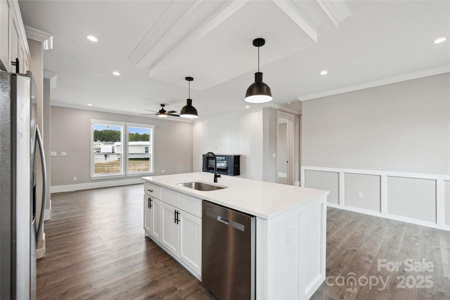 Furnished interior view inside a new home in , Statesville (Image 8).