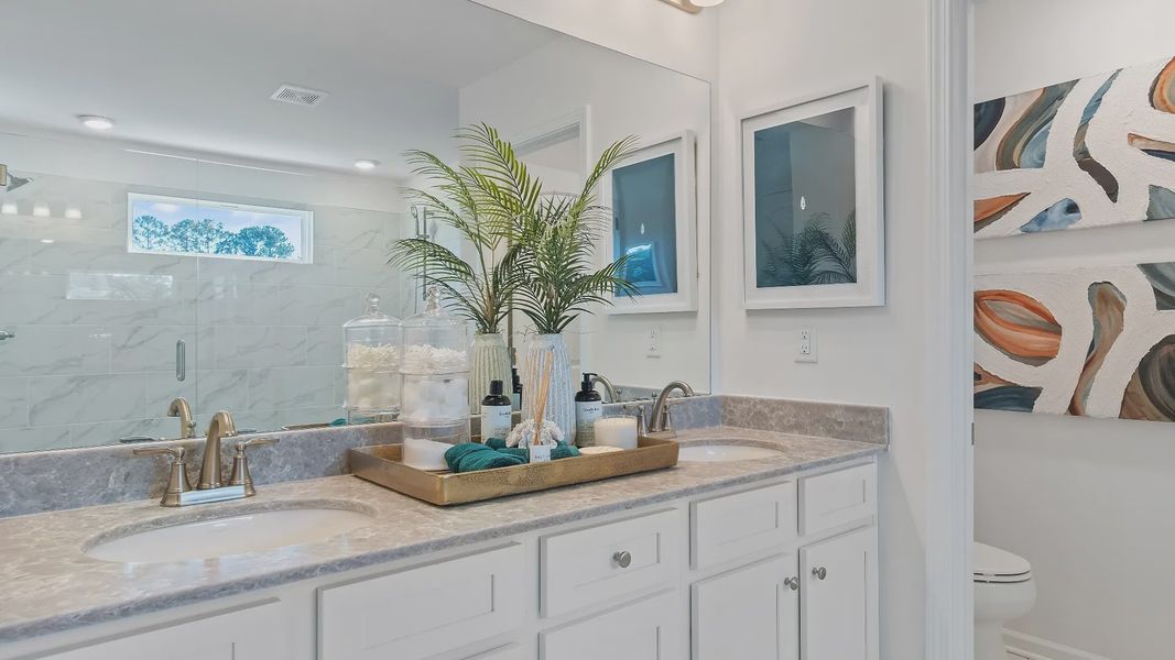 Furnished interior view inside a new home in Hamilton Lakes, Loganville (Image 32).