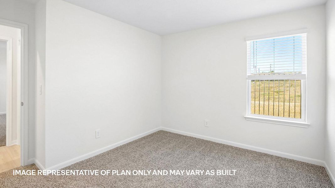 Representative unfurnished interior of a home built from the The Lakeway by D.R. Horton in Revelry, Del Valle (Image 46).