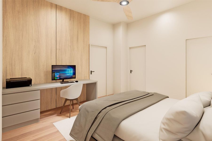 Downstairs bedroom 2.